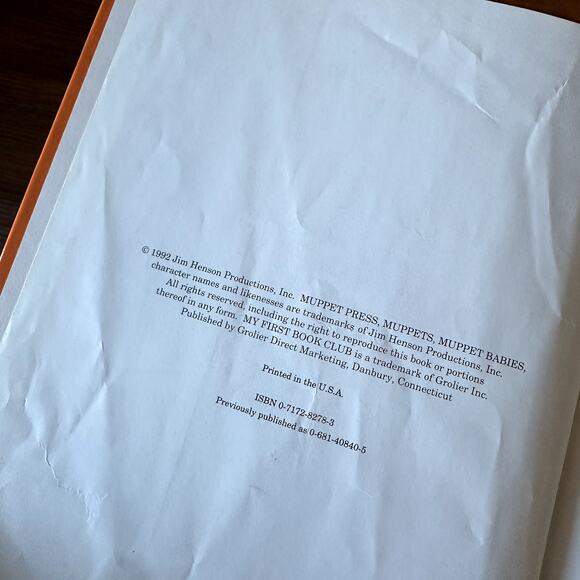 Vintage 1992 Jim Henson's The Muppets Muppet Babies On The Go Hardcover Book - Picture 3 of 10